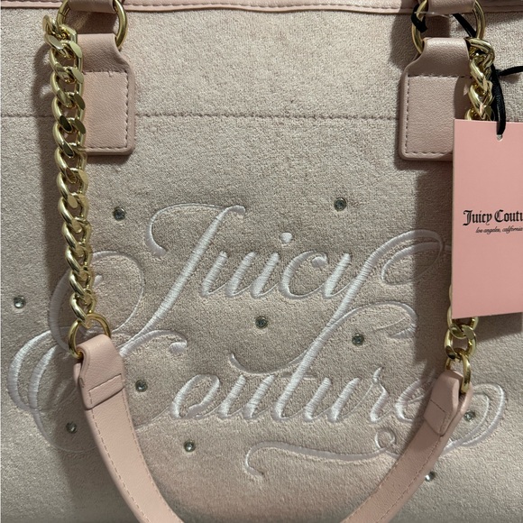 NEW! JUICY COUTURE Juicy Beach Couture Tote in Pink Diamond - Picture 2 of 3
